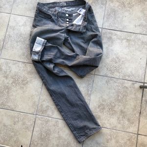 Naked & Famous Grey Selvedge Jeans Size 31W